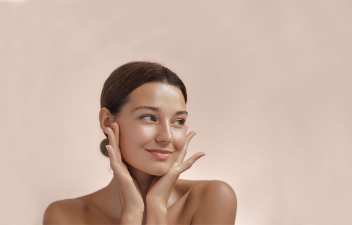 bright image of smiling woman